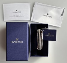 Swarovski Exact Bangle Silvertone BNIB Small Crystal Costume Jewellery