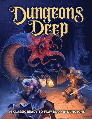 Dungeons Deep - 16 Classic Ready-to-Play Adv. - HC/EN - (Kobold Press) - KOB6203