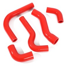 Red Silicone Radiator Turbo Hose 5pc Set For Suzuki Jimny Samurai Ja11 Red Silicone Radiator Turbo Hose 5pc Set For Suzuki Jimny Samurai Ja11