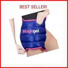 Magic Gel Reusable Cold Pack - Hip Brace for Bursitis, Replacement and Flexor -