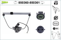 Valeo Fensterheber 850360 FüR Clio Thalia Renault 2 1 BB0A BB0F BB10 BB1K BB28