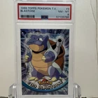 1999 Topps Pokemon Blastoise #09 Series 1 TV Animation Edition - PSA 8 NM-MINT