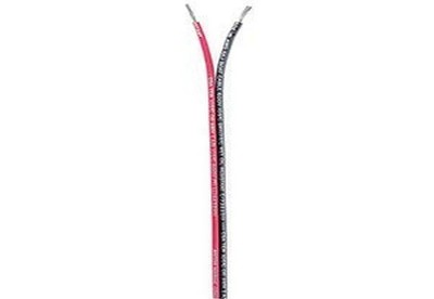 153110 Flat Tinned Ribbon Boat 2 Cable Wiring, 16 AWG, 100 Feet,Beige