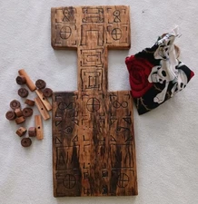 Handmade Royal Game Of Ur - Handcraft with Dice Bag