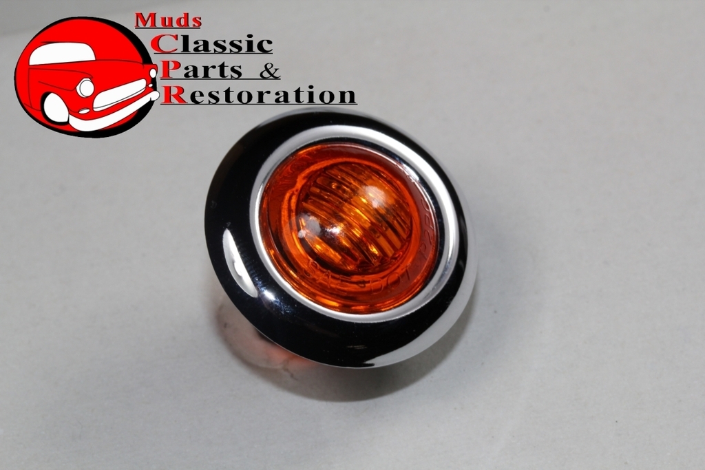 7" Headlight Housing W/Built-In LED Turn Signal - Guide 682-C - Street Rod - Chrome (pair - Foto 3