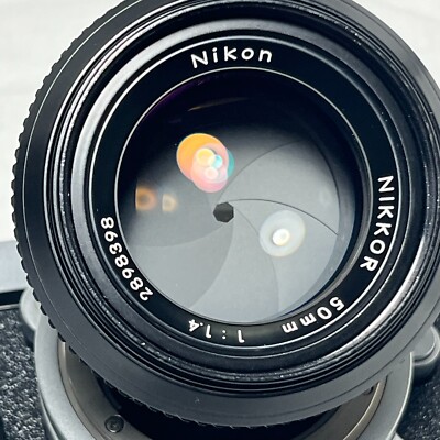 【美品！】Nikomat FTN＋F1.4 50mm Nikon Nikomat FTN SLR Film Camera Nikkor 50mm F1.4 From