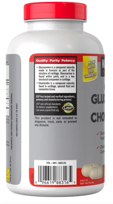 Kirkland Signature Advance Glucosamina y Condroitina - Soporte Articular - 280ct Foto 4 de 4