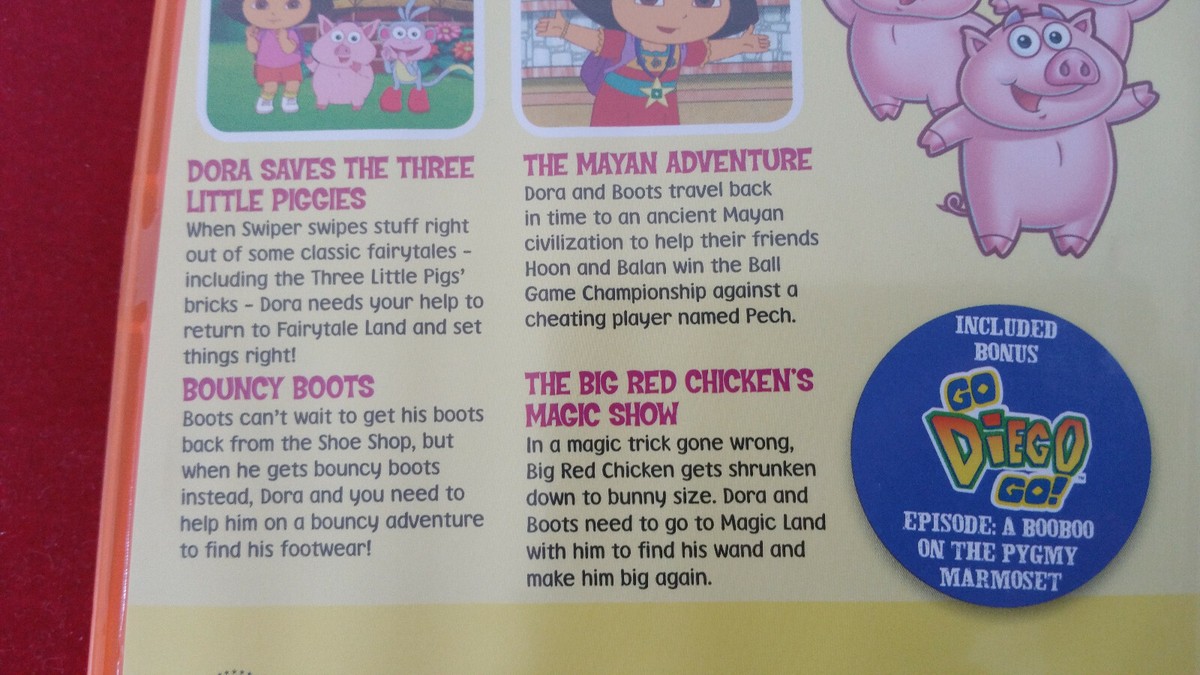 Dora and the 3 Little Pigs DVD / Explorer Nickelodeon