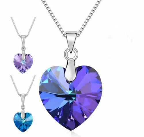 Simulierte Herz Modeschmuck-Halsketten & -Anhänger