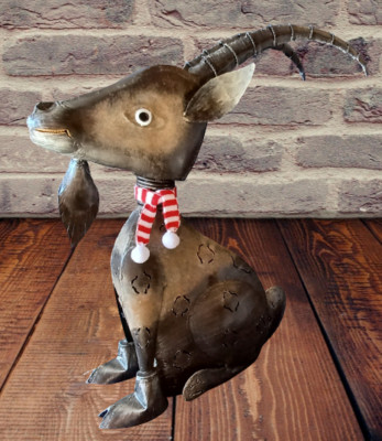 Blechfigur, Hennes, Maskottchen, Geissbock, Medusa, 1FC Köln, Ziege, FC Fan