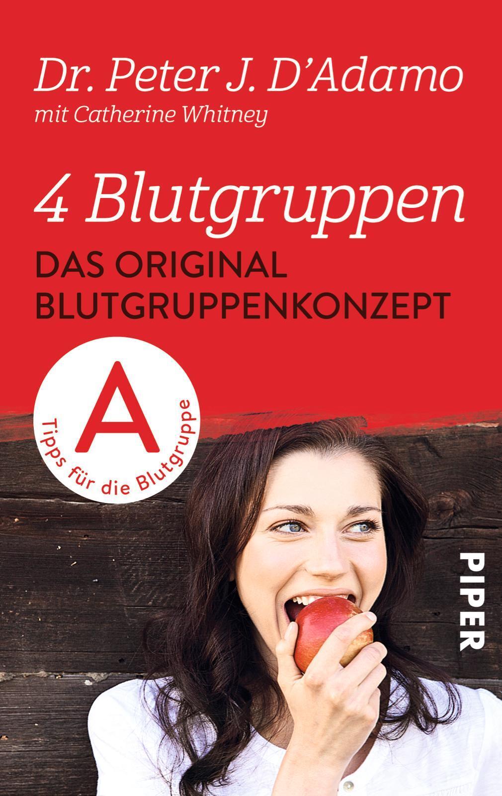 Thumbnail - 4 Blutgruppen - Das Original-blutgruppenkonzept | Peter J. D'adamo |
