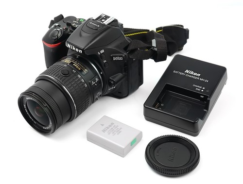 Nikon D5500 24.2MP Digital SLR Camera, VR II 18-55mm Lens, Battery Charger,Strap