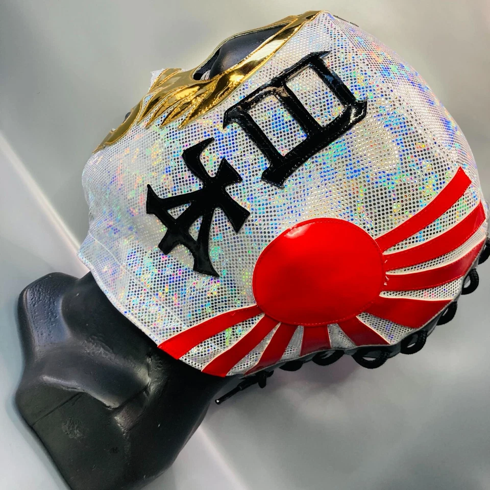 Mil Masks Wrestling Lucha Libre Mask Mil Japan Luchador Mascaras Japon Silver - Image 3 of 4
