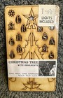 One Man One Garage Wooden Christmas Tree Building Kit With Lights Craft Art