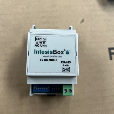 Intesis Box FJ-RC-MBS-1/BWR AC UNIT/EIA485 SGS-150944-E/12vdc 60mA MOBUS