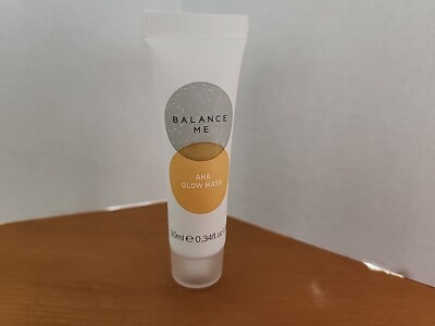 Balance Me AHA Glow Repair Mask Full Size Glycolic Acid Kaolin Clay Linden 10ml
