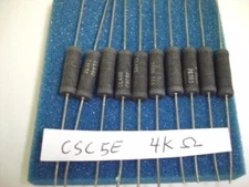 Clarostat CSC5E 4000 OHM 5W Wirewound Silicon Resistor