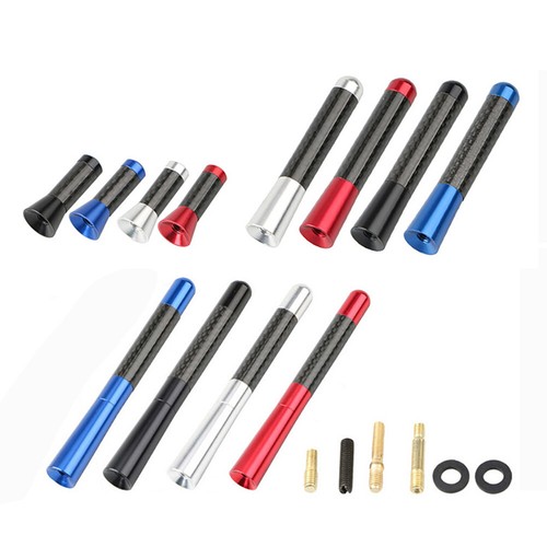 3.5/8/12cm Car Roof Antenna Carbon Fiber Radio Aerial Antenna M3 M4 M5 M6 Screw - Picture 7 of 17