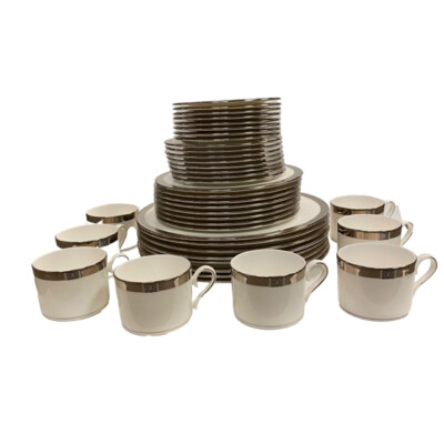 Lenox Classic Collection Jewel Platinum Fine Bone China