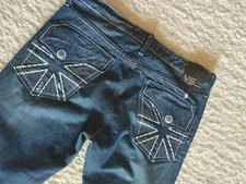 VIGOSS Men's Forde Bootcut Denim Jean - Size 33