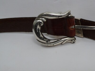 Ceinture en cuir imprimé vache - Marron Clair - FEMME | H&M FR