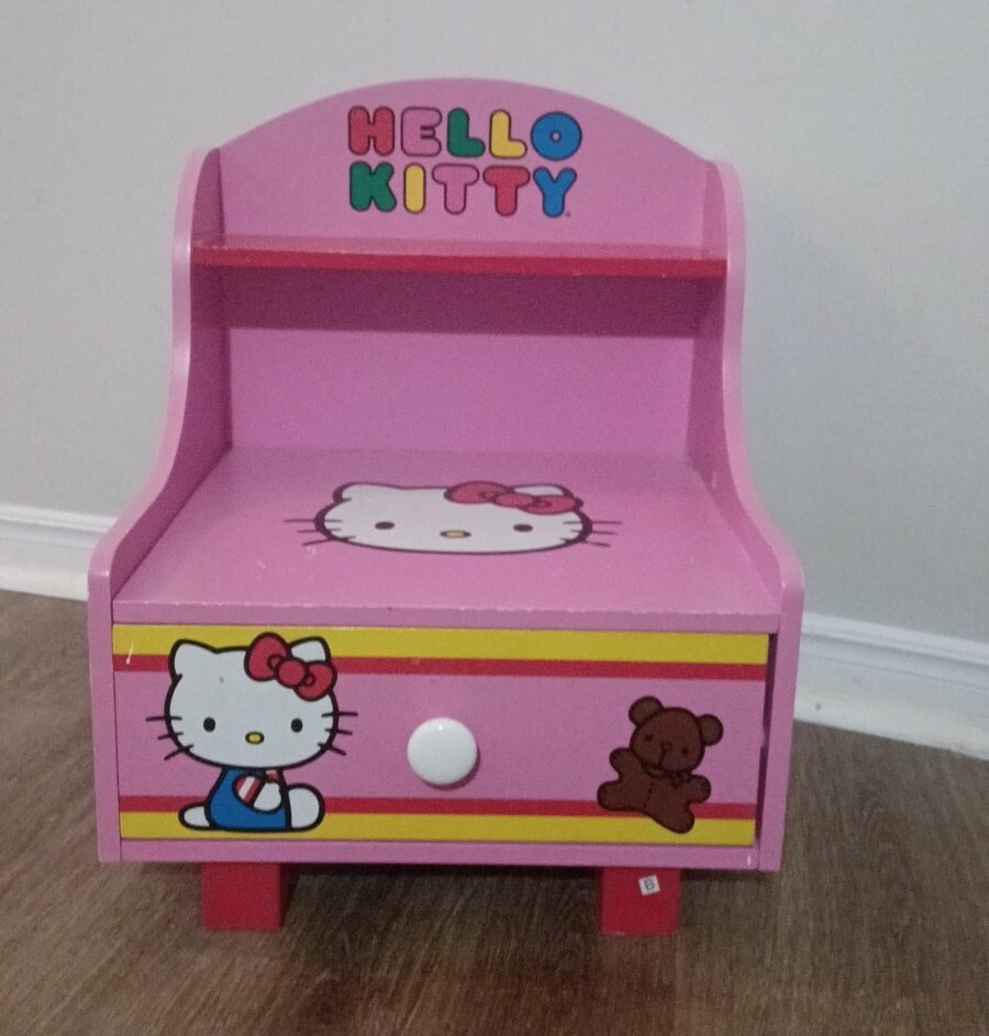 OG SANRIO Hello Kitty Kids Girls Bedside Nightside Table