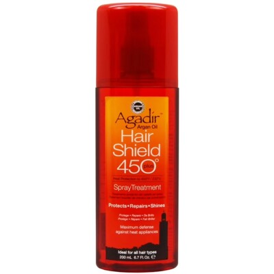 Agadir Argan Oil Hair Shield 450 Plus Spray Treatment Heat Protection Repairs