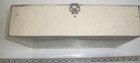VINTAGE 1962 GILBERT ALL METAL MICROSCOPE & LAB SET BOX,  EMPTY  METAL CASE ONLY — photo 8
