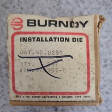 Burndy U 237 Compression Die Installation Die Set, Fast Shipping!