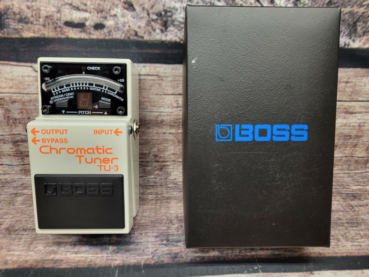 Boss TU-3 Chromatic Tuner Pedal with Power Supply