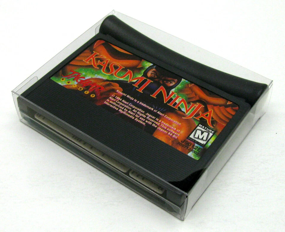 10x FUNDA CAJA PROTECTORA DE PLÁSTICO TRANSPARENTE PARA CARTUCHOS DE JUEGO ATARI JAGUAR Foto 4 de 4