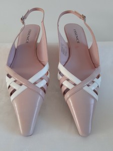 pale pink slingback shoes
