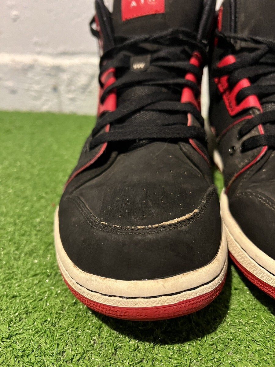 ★関税込★NIKE★NIKE JORDAN POST BLACK★25-31cm★ Nike Air Jordan 1 Flight 2 Bulls Black/Red (555798-002