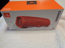 JBL Charge 5 Red Portable Bluetooth Speaker NIB