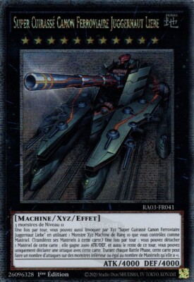 Yu Gi Oh! Super Schlachtschiff Eisenbahnkanone Juggernaut Liebe RA03-FR041 QCSR