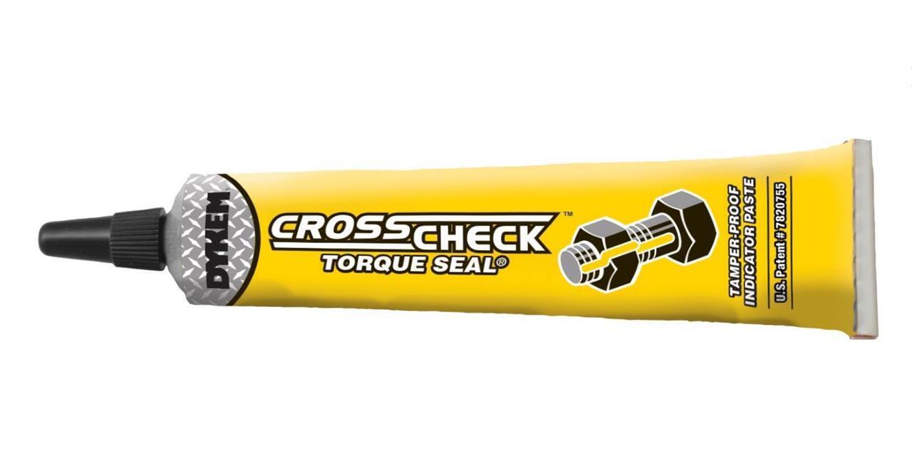 Dykem 83317 Cross-check Torque Seal Tamper Proof Paste 1oz Yellow