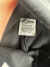 Pink Victoria Secret Pants Womens Size Small Black White Yoga 