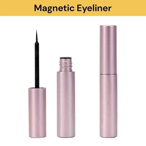 3 Pair False Eyelashes & Liquid Eyeliner Tweezers Natural Eye Lashes Extension - Picture 5 of 12