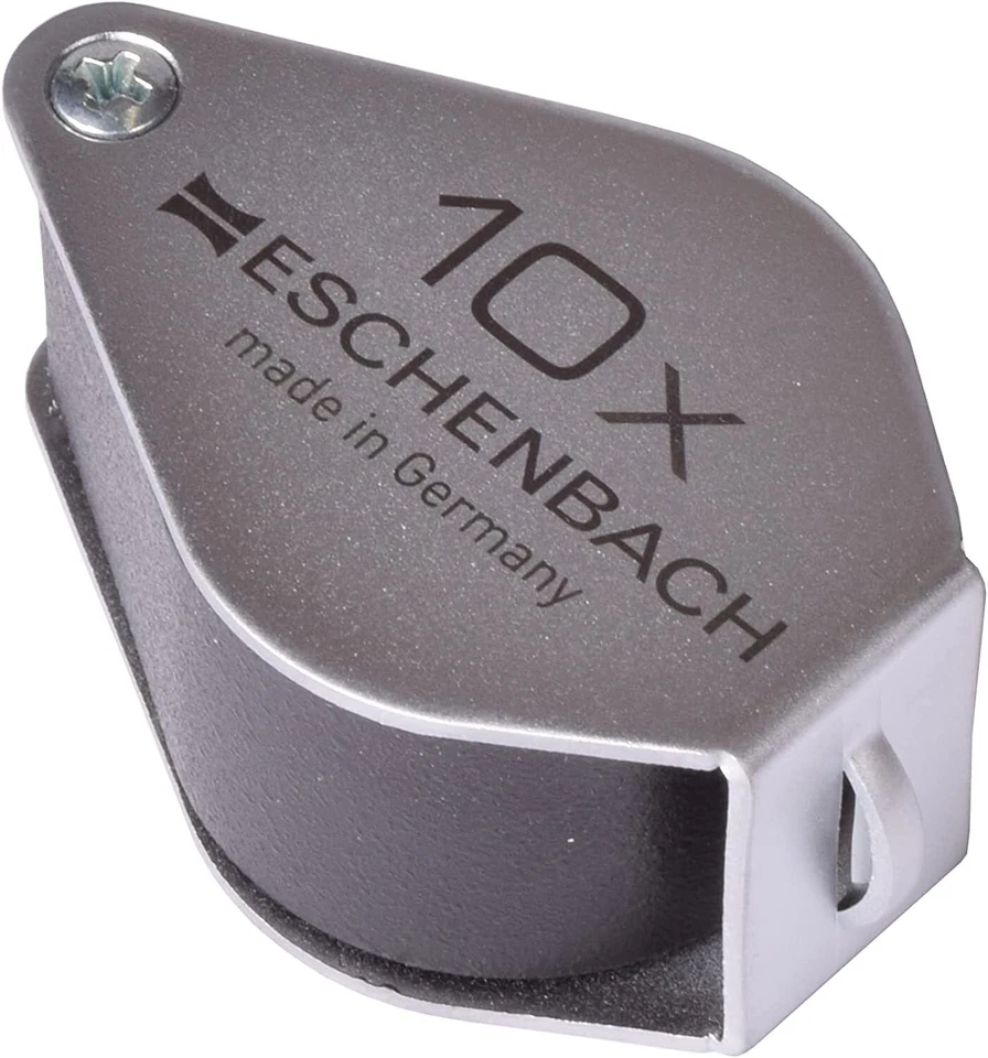 ESCHENBACH Loupe folding metal magnifier magnification 10 times 1176-10 W / Trac - Image 3 of 4