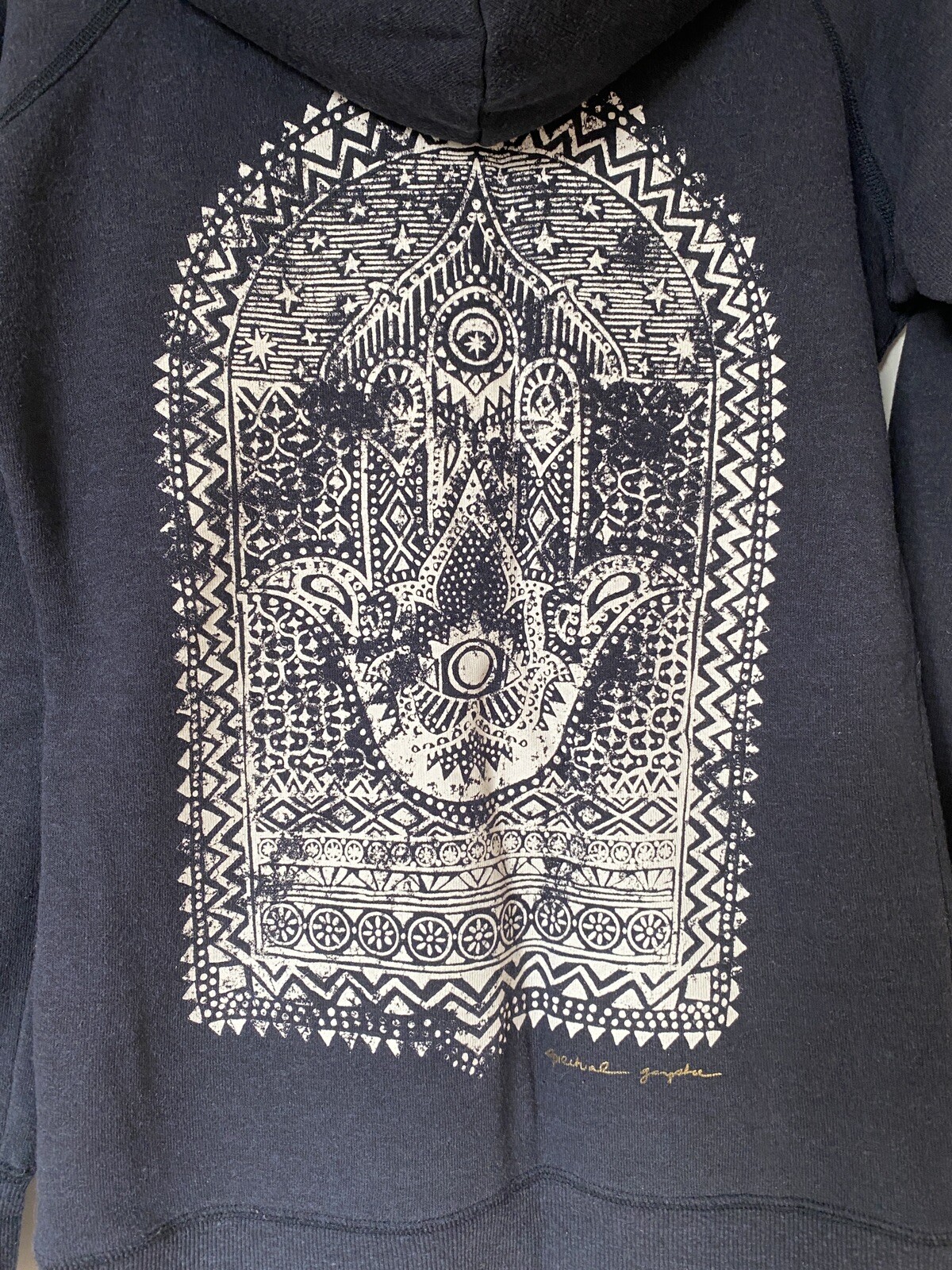 Spiritual Gangster Morrocan Hamsa zip hoodie, sz SM -$108 | eBay