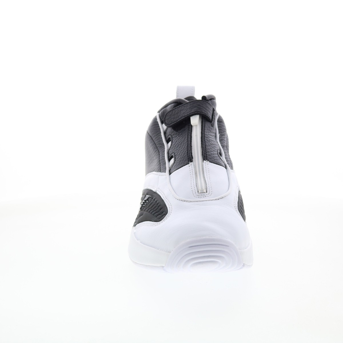 Reebok Answer IV Mens White Leather Zipper Athletic