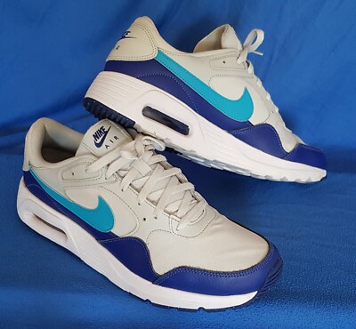 Nike Air Max SC, Pure Platinum Racer Blue, EU Größe 45, CW 4555-012