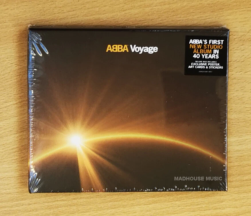 ABBA CD Voyage DELUXE Box inc POSTER Art CARDS Stickers - MAILS SAME DAY IN STOC - Image 2 of 4