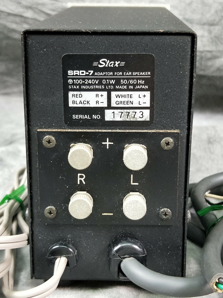 Stax SRD-7 Adapter For Ear speakers in Excellent condition