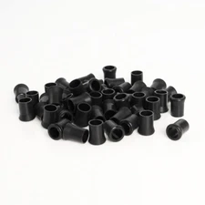 50 Pcs Small Tobacco Pipe Mouthpiece Stem Rubber Bits Silicon Pipe Tip Grip Pack