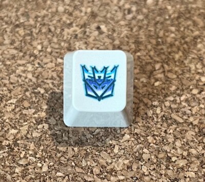 Decepticon symbol ibm Unicomp model m keys/keycap (Pearl)