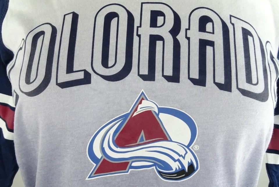 Colorado Avalanche NHL G-III 4her Women's V-Neck Graphic T-Shirt - Image 2 of 4