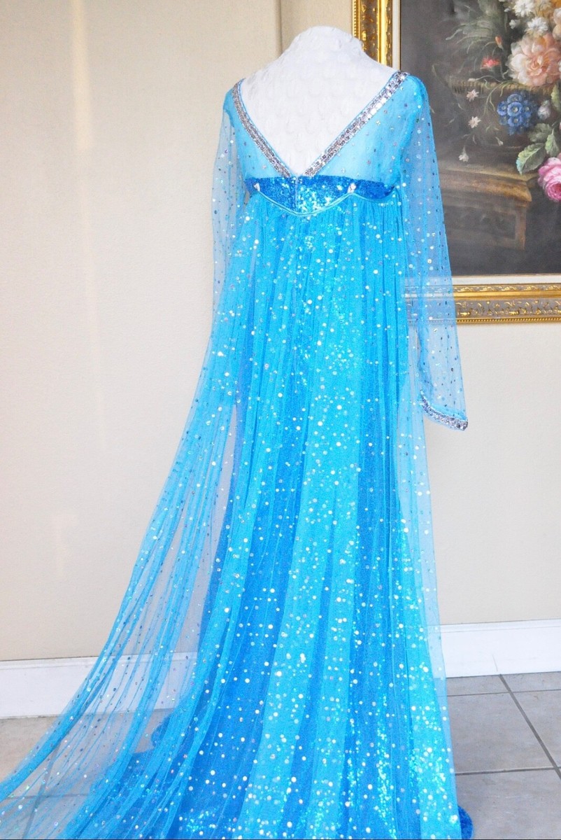 elsa dress no glitter DIY Disney's Frozen Inspired Elsa Dress No Sew