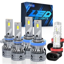For Honda Odyssey 2011-2021 Combo LED Headlight High/Low + Fog light Bulbs Kit
