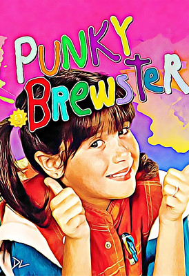 Punky Brewster ''Comedy Classic'' Original Pop Art Print - 13 x 19 Poster